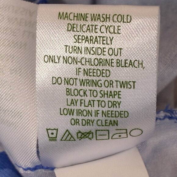 Lilly Pulitzer Riviera Smocked Romper Womens XS Blue Tang Skort Tie Straps Beach - Picture 8 of 13